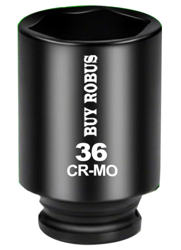 36mm deep impact socket 2 - impact, 1/2